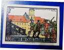 【極美品/品質保証書付】 アンティークコイン 硬貨 NEUSTADT ORLA NOTGELD 50 PFENNIG 1921 EMERGENCY MONEY ...