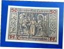 【極美品/品質保証書付】 アンティークコイン 硬貨 EISENACH WARBURG NOTGELD 50 PFENNIG 1921 EMERGENCY MON...