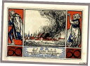 【極美品/品質保証書付】 アンティークコイン 硬貨 #33778 ARNSTADT Germany 1921. Banknote notgeld 50 Pfen...