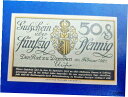 【極美品/品質保証書付】 アンティークコイン 硬貨 DRESDEN NOTGELD 50 PFENNIG 1921 EMERGENCY MONEY GERMAN...