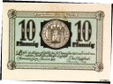 【極美品/品質保証書付】 アンティークコイン 硬貨 1921 Germany OFTERWIECK 10 Phennig Notgeld / Banknote ...