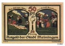 【極美品/品質保証書付】 アンティークコイン 硬貨 1921 Germany MEININGEN 50 Phennig Banknote / Notgeld [...
