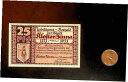 【極美品/品質保証書付】 アンティークコイン 硬貨 1921 Germany KLOSTER BINNA 25 Phennig Banknote / Notge...
