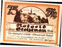 【極美品/品質保証書付】 アンティークコイン 硬貨 1921 Germany STOLZENAU 75 Phennig Notgeld / Banknote [...