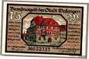 【極美品/品質保証書付】 アンティークコイン 硬貨 #33762 WASUNGEN Germany 1921. Banknote notgeld 75 Pfen...