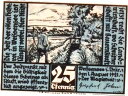 【極美品/品質保証書付】 アンティークコイン 硬貨 1921 Germany WEISSENSEE 25 Pnennig Notgeld / Banknote ...