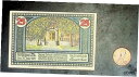 【極美品/品質保証書付】 アンティークコイン 硬貨 1921 Germany KROLPA 25 Phennig Banknote / Notgeld [送料無...