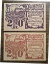 【極美品/品質保証書付】 アンティークコイン 硬貨 TWO COLORS: 20 Heller 1921 Upper Austria OBEROSTERREIC...