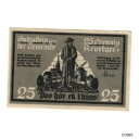  アンティークコイン コイン 金貨 銀貨   Banknote, Germany, Kevelaer Gemeinde, 25 Pfennig, Batiment, 1921, 1921