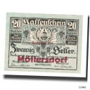 yɔi/iۏ؏tz AeB[NRC RC   [] [#663347] Banknote, Austria, Traiskirchen, 20 Heller, Texte, 1921, 1921-05-31, U