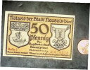 【極美品/品質保証書付】 アンティークコイン 硬貨 1921 Germany NEUSALZ 50 Phennig Banknote / Notgeld [送料...