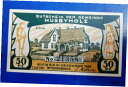 【極美品/品質保証書付】 アンティークコイン 硬貨 HUSBYHOLZ NOTGELD 50 PFENNIG 1921 EMERGENCY MONEY GERM...