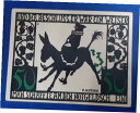 【極美品/品質保証書付】 アンティークコイン 硬貨 KITZINGEN NOTGELD 50 PFENNIG 1921 EMERGENCY MONEY GERM...