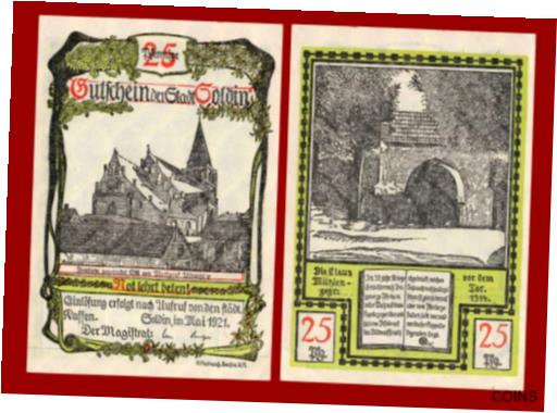  アンティークコイン 硬貨 #36503 SOLDIN Germany 1921. Local banknote-notgeld 25 pf.  #oof-wr-013402-1700