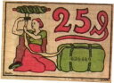 【極美品/品質保証書付】 アンティークコイン 硬貨 1921 Germany BLUMENTHAL 25 Phennig Notgeld / Banknote ...