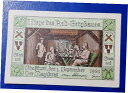 【極美品/品質保証書付】 アンティークコイン 硬貨 STASSFURT NOTGELD 25 PFENNIG 1921 EMERGENCY MONEY GERM...