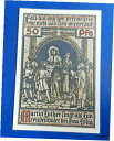 【極美品/品質保証書付】 アンティークコイン 硬貨 EISENACH WARBURG NOTGELD 50 PFENNIG 1921 EMERGENCY MON...