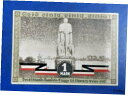 【極美品/品質保証書付】 アンティークコイン 硬貨 HAMBURG NOTGELD 1 MARK 1921 EMERGENCY MONEY GERMANY BA...