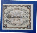 【極美品/品質保証書付】 アンティークコイン 硬貨 MELLRICHSTADT NOTGELD 5 PFENNIG 1921 EMERGENCY MONEY G...