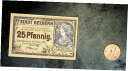 【極美品/品質保証書付】 アンティークコイン 硬貨 1921 Germany GELDERN 25 Phennig Banknote / Notgeld [送料...