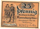 【極美品/品質保証書付】 アンティークコイン 硬貨 Germany / Notgeld 25 Pfennig 1.5.1921 Uncirculated Ban...