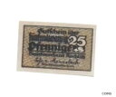 【極美品/品質保証書付】 アンティークコイン 硬貨 1921 Germany KOCHSBURG 25 Phennig Notgeld / Banknote [...