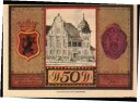 【極美品/品質保証書付】 アンティークコイン 硬貨 1921 Germany PAPENBURG 50 Phennig Notgeld / Banknote [...