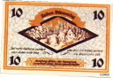 【極美品/品質保証書付】 アンティークコイン 硬貨 1921 Germany FRIEDRICHRODA 10 Phennig Notgeld / Bankno...