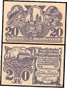 【極美品/品質保証書付】 アンティークコイン 硬貨 Austria - Land Oberoesterreich 20 Heller, 1921, P-S120...