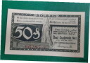 【極美品/品質保証書付】 アンティークコイン 硬貨 BAD SUDERODE HARZ NOTGELD 50 PFENNIG 1921 EMERGENCY MO...