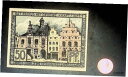【極美品/品質保証書付】 アンティークコイン 硬貨 1921 Germany HUSUM 50 Phennig Banknote / Notgeld [送料無料...