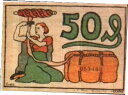 【極美品/品質保証書付】 アンティークコイン 硬貨 1921 Germany BLUMENTHAL 50 Phennig Notgeld / Banknote ...
