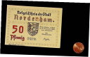 【極美品/品質保証書付】 アンティークコイン 硬貨 1921 Germany NORDENHAM 50 Phennig Banknote / Notgeld [...