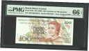  アンティークコイン コイン 金貨 銀貨  Brazil 100 Cruzeiros on 100 Cruzados ND (1990) P224b Uncirculated Grade 66