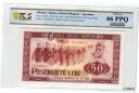 yɔi/iۏ؏tz AeB[NRC RC   [] Albania 1976 50 Leke Specimen PCGS Certified Banknote UNC 66 PPQ Pick 45s2