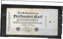 【極美品/品質保証書付】 アンティークコイン 硬貨 GERMANY GERMAN #74b 1922 500 MARK GOOD CIRC OLD BANKNO...