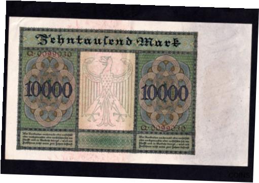 yɔi/iۏ؏tz AeB[NRC RC   [] Germany 10,000 Mark 1922 P-70 EF