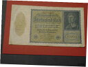 【極美品/品質保証書付】 アンティークコイン 硬貨 GERMANY 1922 10000 MARKS CIRCULATED BANKNOTE P-72/3 [送...