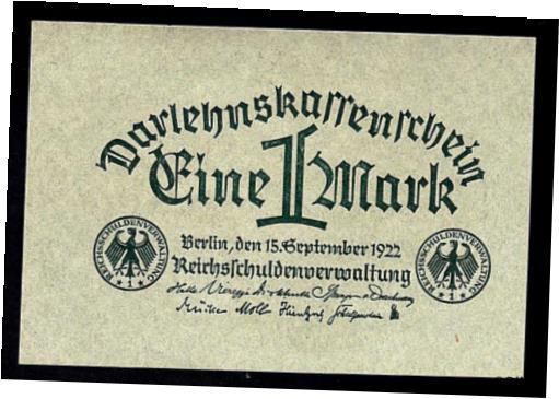  アンティークコイン 硬貨 Germany 1922 1 Mark Banknotes--------------------62  #oof-wr-013415-2004