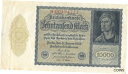 【極美品/品質保証書付】 アンティークコイン 硬貨 Germany 10,000 Mark 19.1.1922 Series H Circulated Bank...