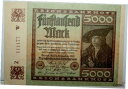  アンティークコイン 硬貨 1922 Germany - Berlin 5000 Mark Banknote P 81B Serial # Z111177W  #oof-wr-013415-3190