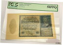 【極美品/品質保証書付】 アンティークコイン 硬貨 Germany Reichsbanknote 10000 Mark 19.1.1922 S/N N-01523941 SCWPM 72 PCGS 58PPQ 送料無料 oot-wr-013415-459