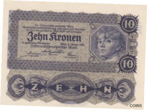 楽天金銀プラチナ　ワールドリソース【極美品/品質保証書付】 アンティークコイン 硬貨 Austria 1922 10 Kronen Uncirculated Banknote Pick 75 Bargain Bin [送料無料] #oof-wr-013415-494