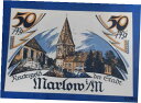 【極美品/品質保証書付】 アンティークコイン 硬貨 MARLOW NOTGELD 50 PFENNIG 1922 REUTERGELD EMERGENCY MO...