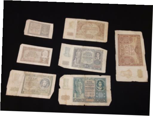 【極美品/品質保証書付】 アンティークコイン コイン 金貨 銀貨 送料無料 CLOSED AUCTION NOT AVAILABLE 1940 7 different Notes Pete the Greek