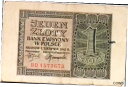 【極美品/品質保証書付】 アンティークコイン 硬貨 1940 Nazi Germany Occupation of Poland 1 Zloty banknot...