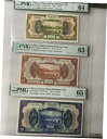Chinese Italian Banking Corp 1921 1/5/10 Yuan プリンター :ABNC PMG 63 /64/65 #oof-wr-013418-757 Chinese Italian Banking Corp 1921 1/5/10 Yuan Printer :ABNC PMG 63 /64/65 #oof-wr-013418-757(3)