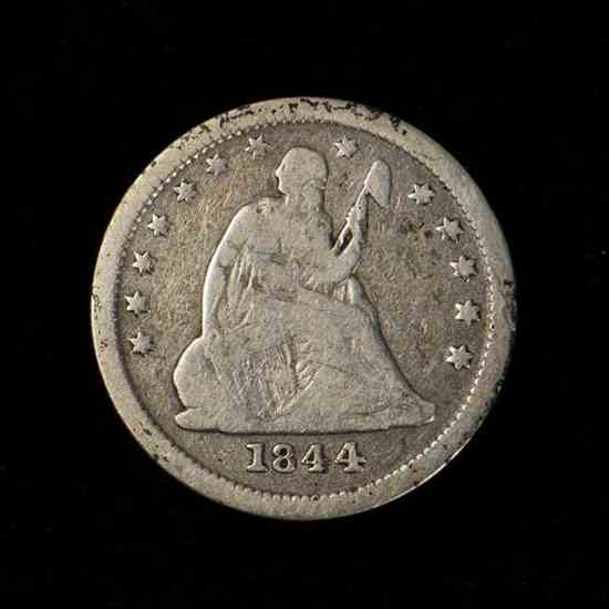 ڶ/ʼݾڽա ƥ    [̵ ͢] (usdm-2374-19) 1844-O 25c SEATED LIBERTY SILVER QUARTERBETTER DATE COIN LOTW332