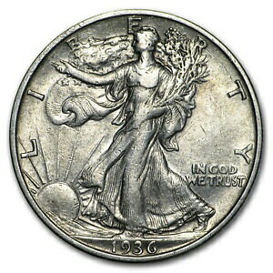 yɔi/iۏ؏tz AeB[NRC RC   [] 1936-S Walking Liberty Half Dollar XF - SKU#10081