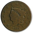 【極美品/品質保証書付】 アンティークコイン コイン 金貨 銀貨 [送料無料] 1834 Large Cent Good - SKU#13560